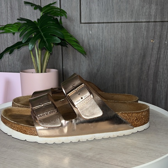 Birkenstock Arizona Sandal Metallic Copper - Picture 5 of 14